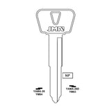 Yamaha Motorcycle Key Blank - YM64 / YAMA-26