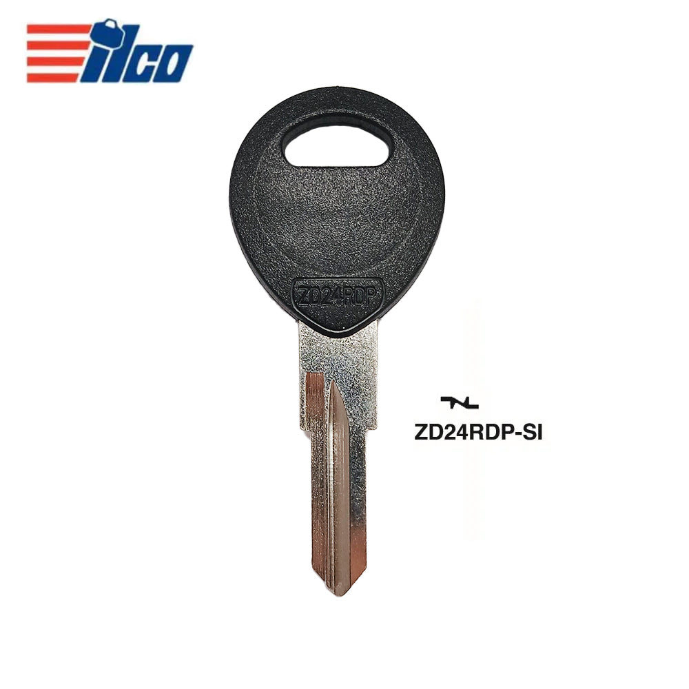 Suzuki BMW Ducati Honda Triumph Yamaha Zadi Motorcycle Key Blank  - ZA-9.P1 / ZD24RDP-SI