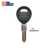 Suzuki BMW Ducati Honda Triumph Yamaha Zadi Motorcycle Key Blank  - ZA-9.P1 / ZD24RDP-SI