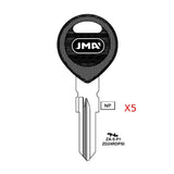 Suzuki BMW Ducati Honda Triumph Yamaha Zadi Motorcycle Key Blank  - ZD24RDP-SI / ZA-9.P1 (Packs of 5)