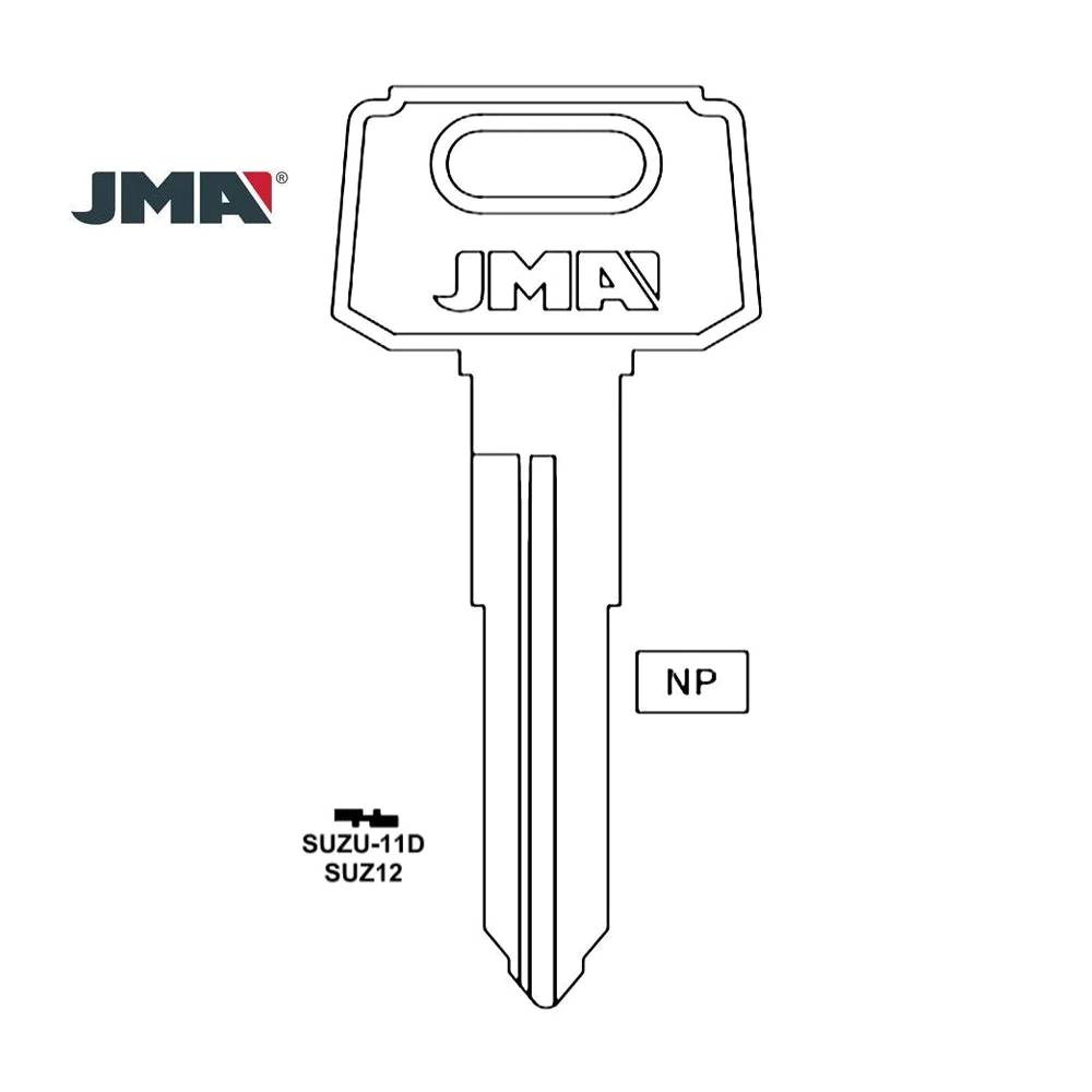 Suzuki Motorcycle Key Blank - SUZ12 / SUZU-11D