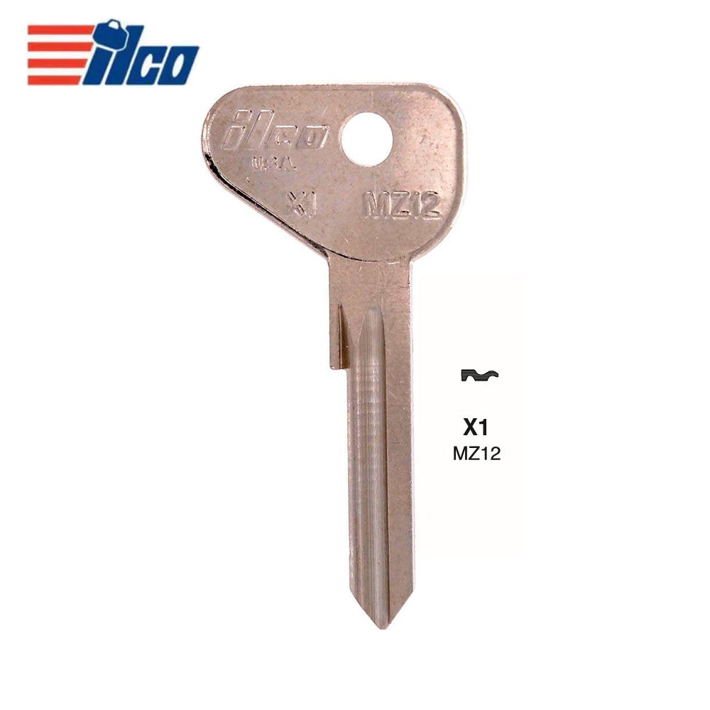 Nissan Key Blank - DAT-5D / MZ12