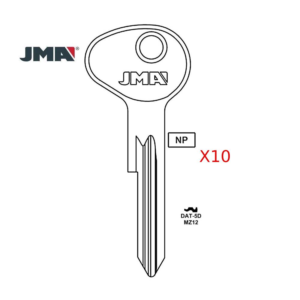 Nissan Key Blank - MZ12 / DAT-5D (Packs of 10)