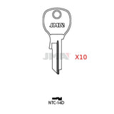 JMA NTC-14D / 1646 / D4300 National Rockford Mailbox Key (Pack of 10)