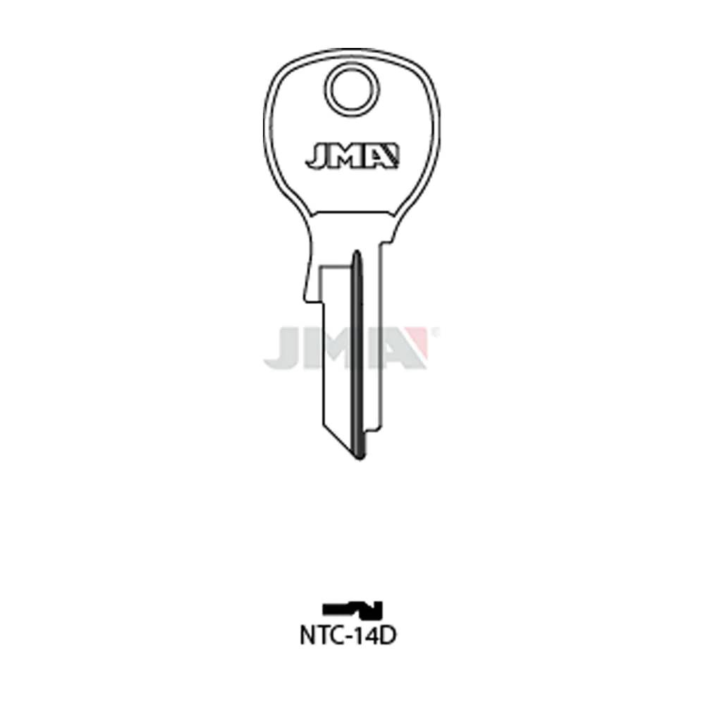 JMA NTC-14D / 1646 / D4300 National Rockford Mailbox Key