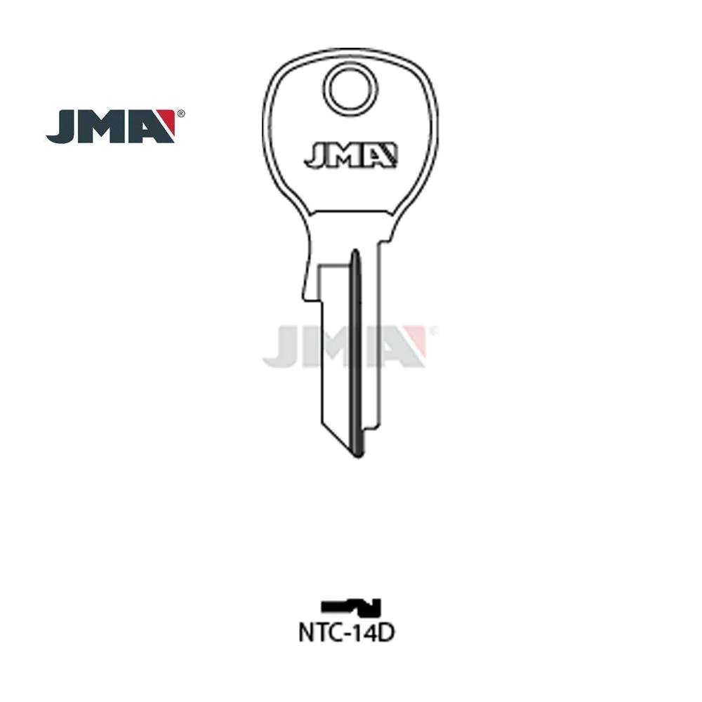 JMA NTC-14D / 1646 / D4300 National Rockford Mailbox Key