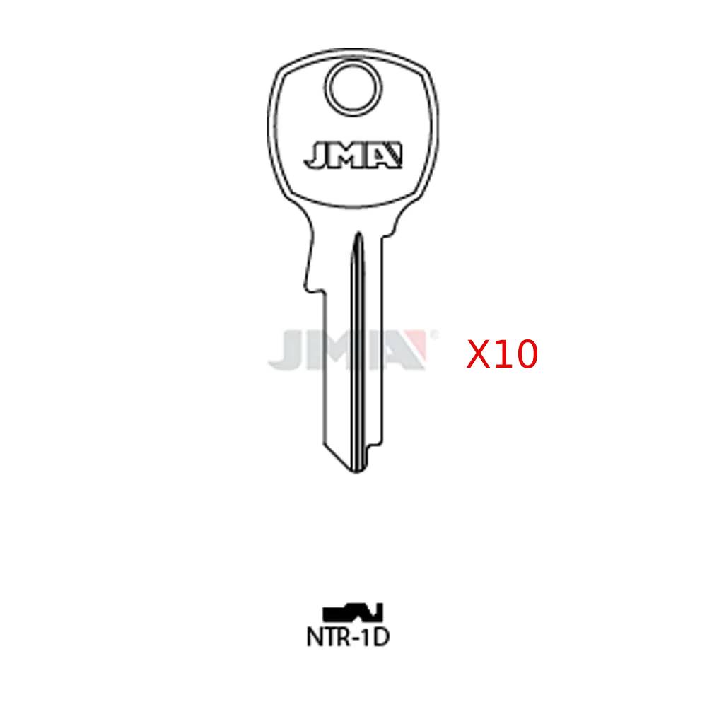 JMA NTR-1D / NA24 / 1069LC National Cabinet Key - Brass (Pack of 10)