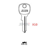 JMA NTR-1D / NA24 / 1069LC National Cabinet Key - Brass (Pack of 10)