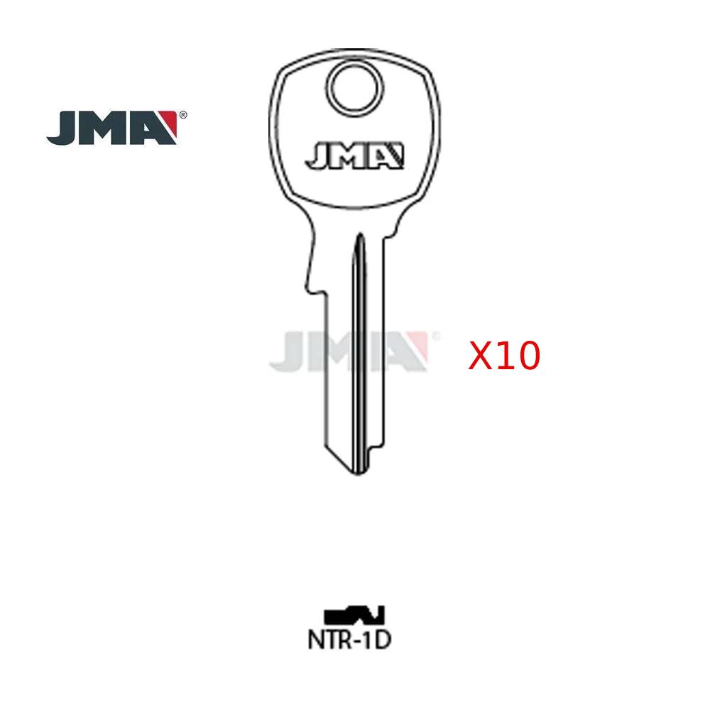 JMA NTR-1D / NA24 / 1069LC National Cabinet Key - Brass (Pack of 10)