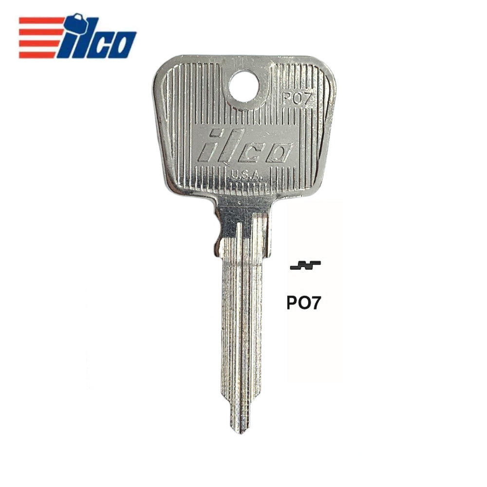 Porsche Key Blank - PO-NC / PO7