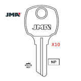 1069G National Cabinet Key Blank - RO7 / NTC-7D (Packs of 10)