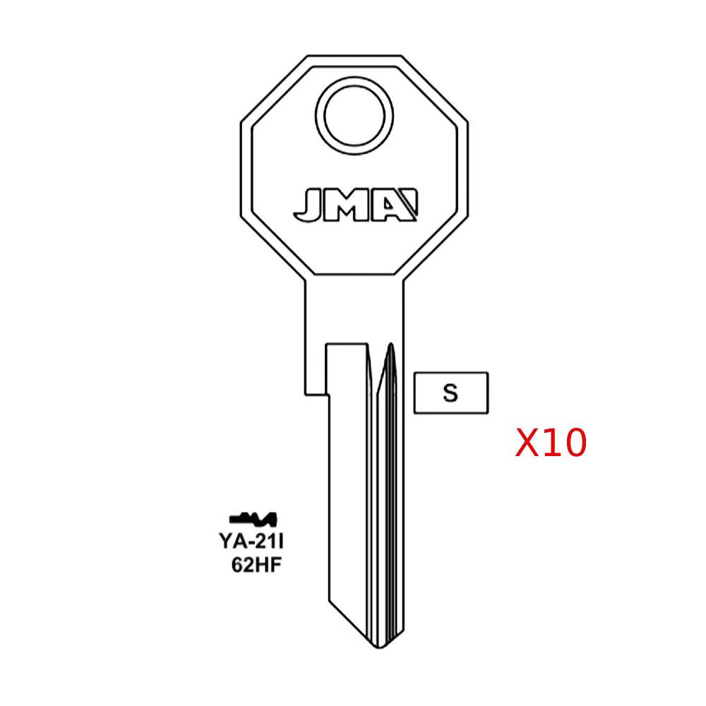 Rolls Royce Key Blank - 62HF / YA-21I (Packs of 10)