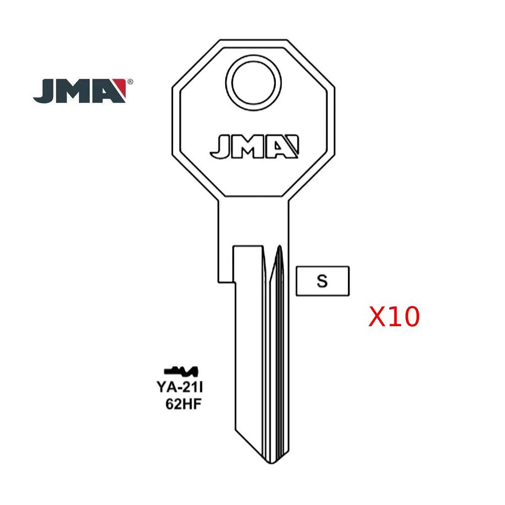 Rolls Royce Key Blank - 62HF / YA-21I (Packs of 10)