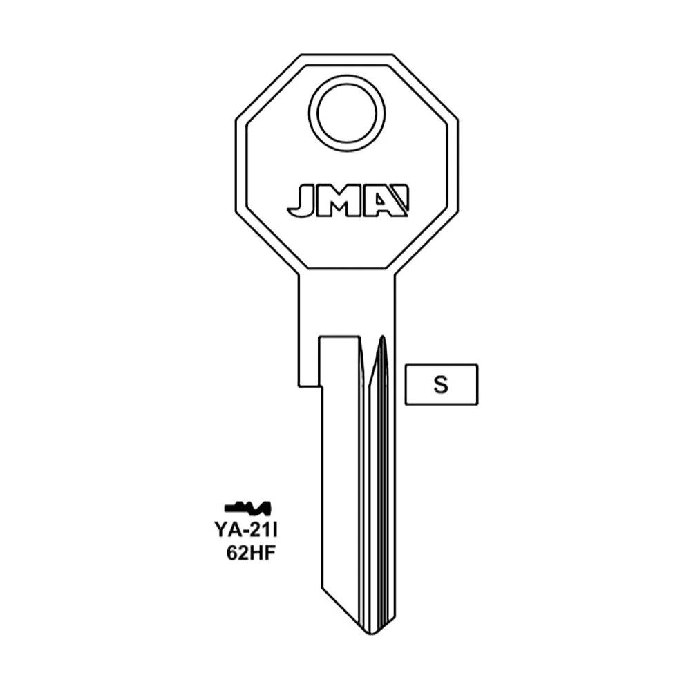 Rolls Royce Key Blank - 62HF / YA-21I