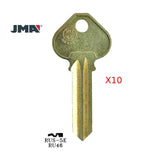 JMA RUS-5E / A1011D1 / RU46 6-Pin Corbin Russwin Key Brass (Pack of 10)