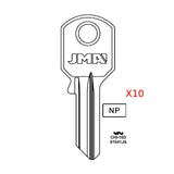 S1041JA Chicago Commercial & Residencial Key Blank - S1041JA / CHI-16D (Packs of 10)