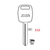 Saturn Key Blank - B88 / GM-21 (Packs of 10)