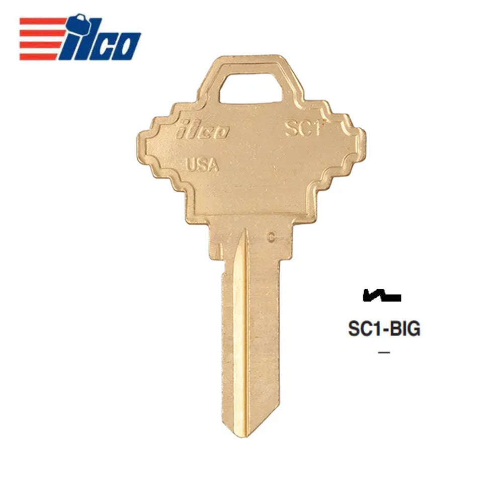 ILCO SC1-BIG 5-Pin Schrage C Key Blank