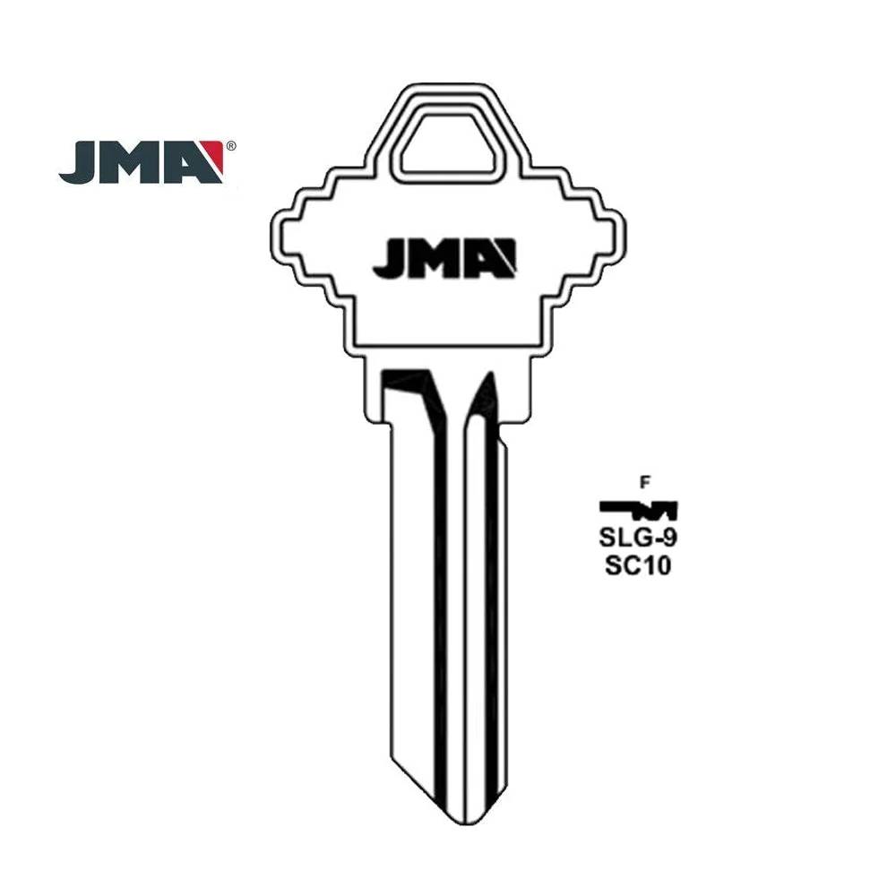 JMA for A1145F 6-Pin Schlage Keys - nickel Finish / SC10 NP