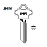 JMA for A1145F 6-Pin Schlage Keys - nickel Finish / SC10 NP