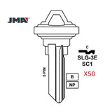 1145 5-Pin Schlage Key Blank - Brass - SC1 BR / SLG-3E-BR (Packs of 50)