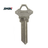 JMA SLG-4E Schlage Key Blank 6-Pin SC4 - Nickel Plated Finish