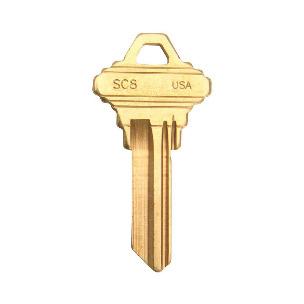 ILCO SC8-BR 5-Pin Schrage Key Blank