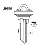 JMA for A1145E 5-Pin Schlage Keys - Brass  / SC8 BR