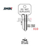 JMA SLG-3C / DNDSC1 Schlage Key Brass Duplication Prohibited (Pack of 10)