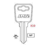 1637 Sentry Safe Commercial & Residencial Key Blank- SS5 / SEN-1D (Packs of 10)