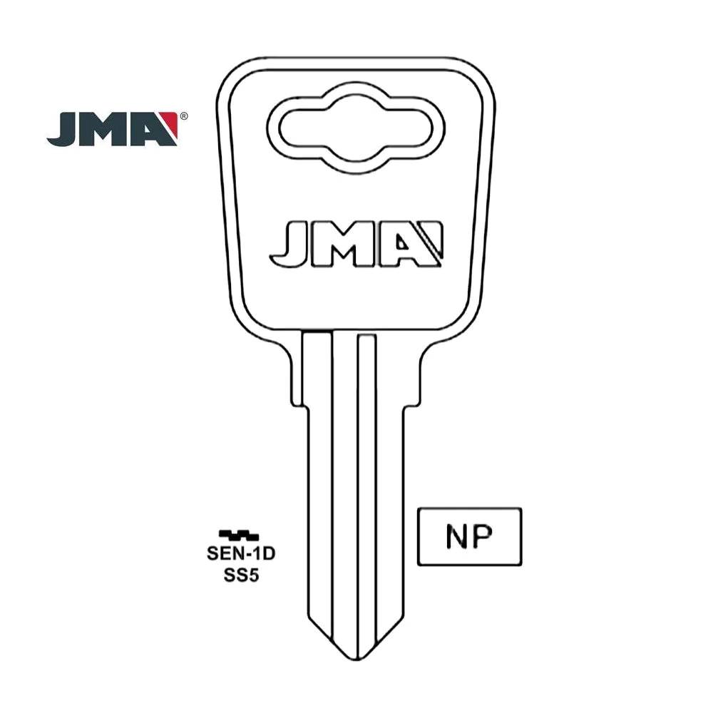 1637 Sentry Safe Commercial & Residencial Key Blank- SS5 / SEN-1D