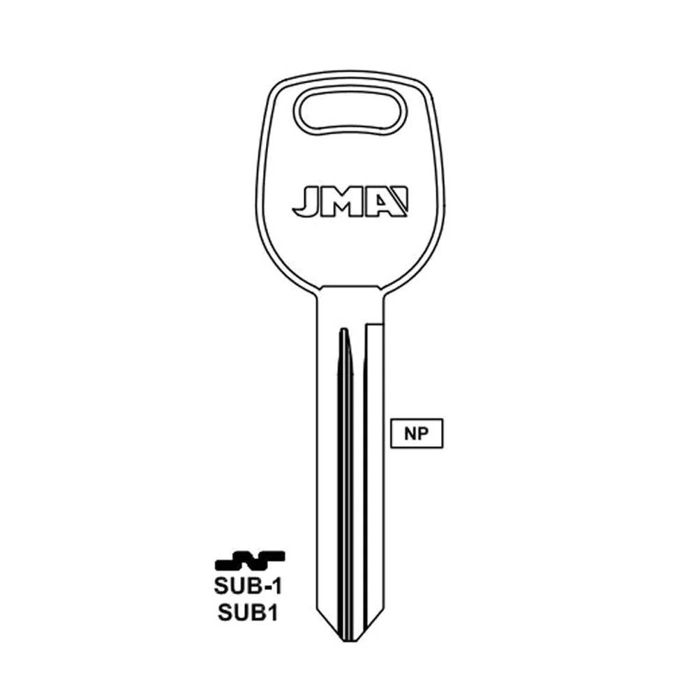 Subaru Key Blank - SUB1 / SUB-1