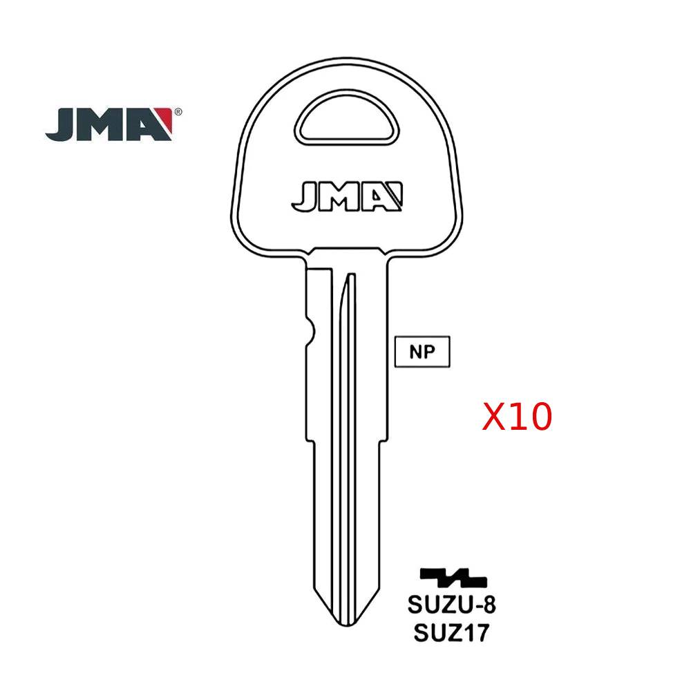 Suzuki Key Blank - SUZ17 / SUZU-8 (Packs of 10)