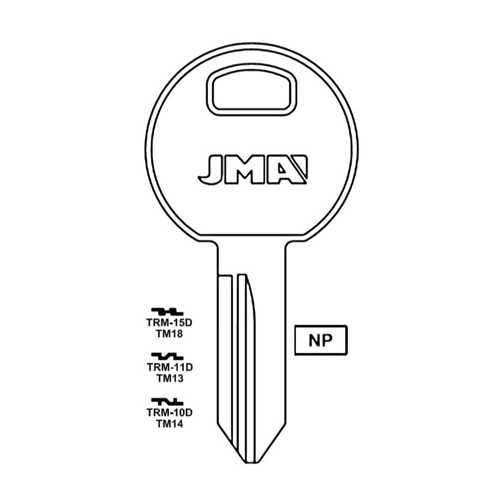 Trimark Key Blank - TM13 / TRM-11D