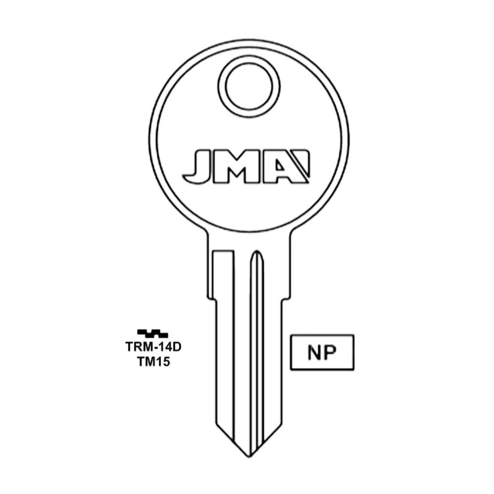 1623 Trimark Key Blank TM15 / TRM-14D