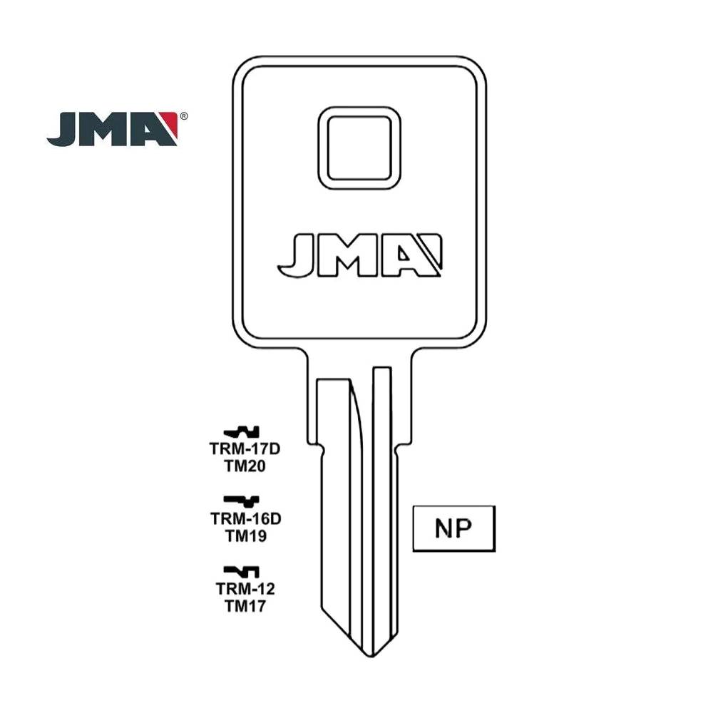 1667 Trimark Commercial & Residencial Key Blank - TM20 / TRM-17D