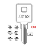 1603 Trimark Key Blank TM3 / TRM-7 (Packs of 10)