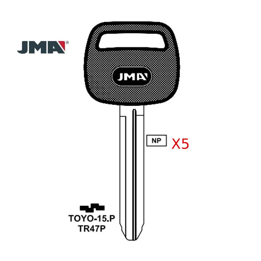 1990 - 2012 JMA Key Blank   for Toyota Scion Suzuki/ TR47P (Packs of 5)