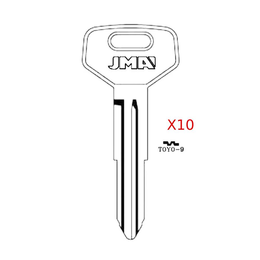 1981 - 2002 JMA Key Blank   for Toyota/ TR40 / TOYO-9 (Packs of 10)