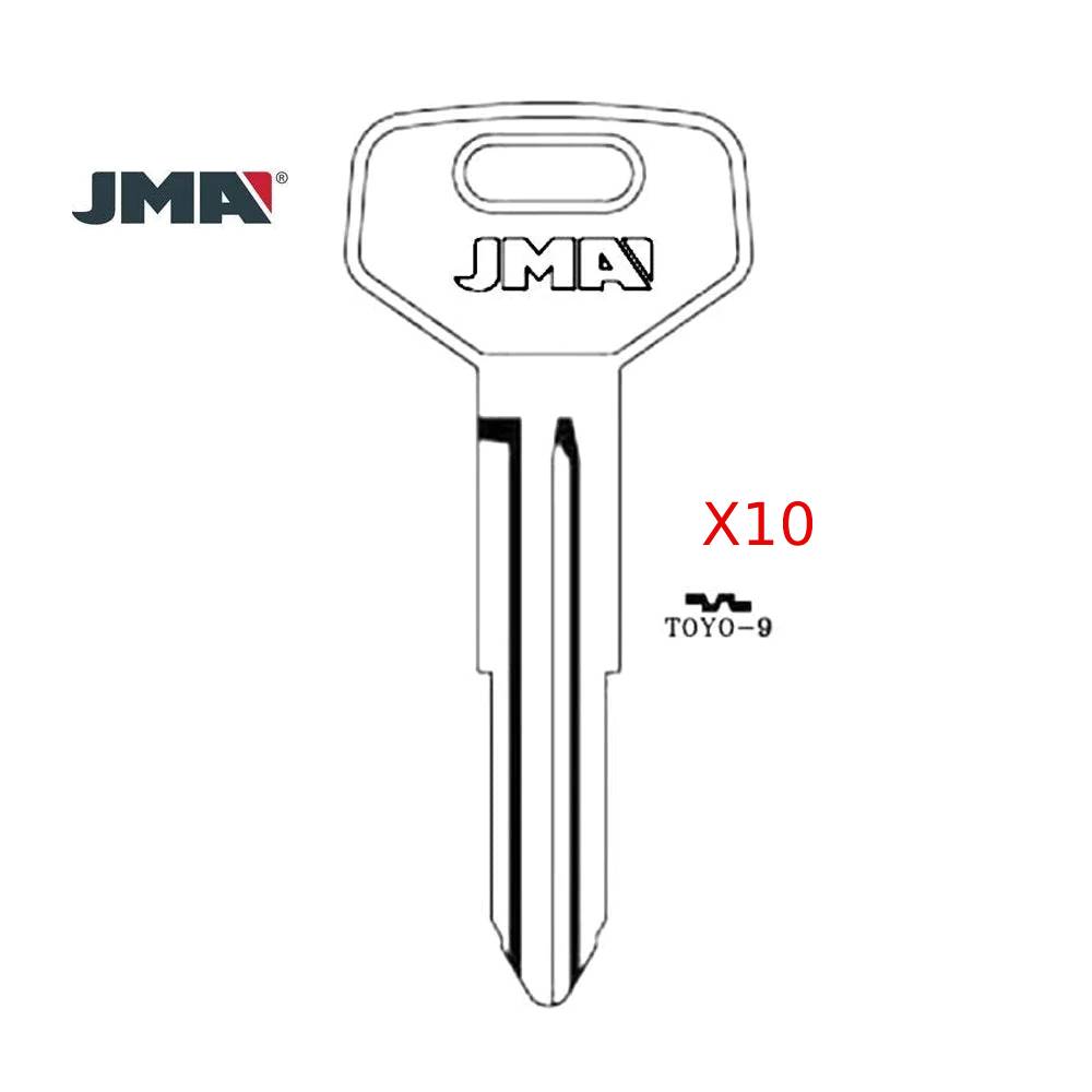 1981 - 2002 JMA Key Blank   for Toyota/ TR40 / TOYO-9 (Packs of 10)