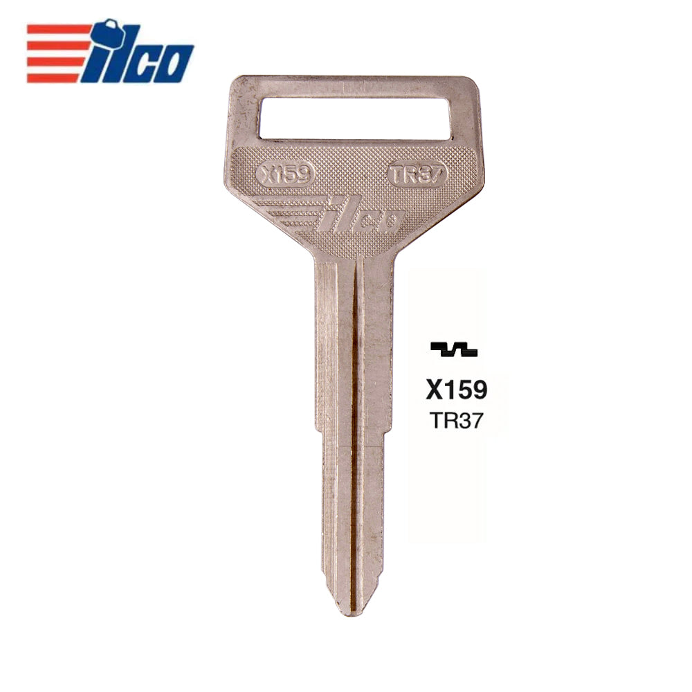 Toyota Key Blank - TOYO-13E / TR37 (Packs of 10)