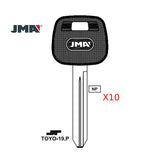 JMA Key Blank  for Toyota / TOYO-19.P (Packs of 10)