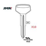 Toyota Key Blank - TR40 / TOYO-20DE (Packs of 10)