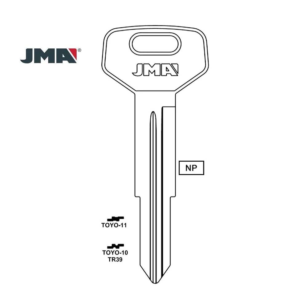 Toyota Key Blank - TR39 / TOYO-10