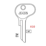 Volvo Key Blank - NE10 / BH-1 (Packs of 10)