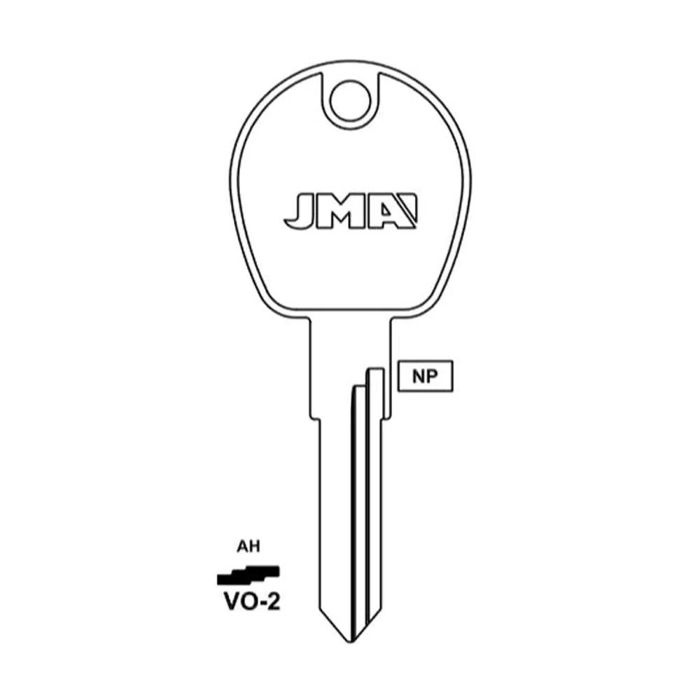 JMA Key Blank  for Volkswagen / VO-2