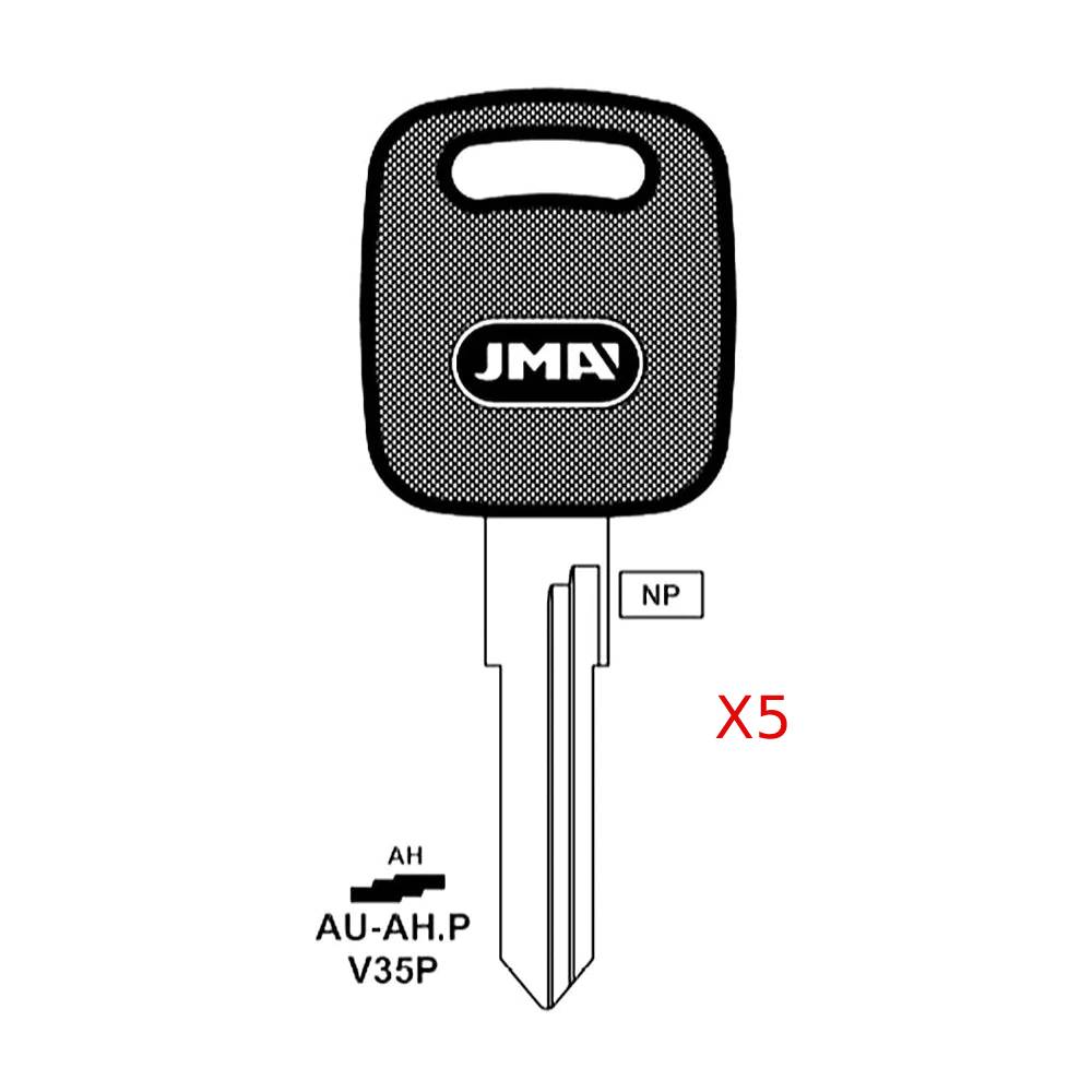 Volkswagen Key Blank - V35P / AU-AH.P (Packs of 5)