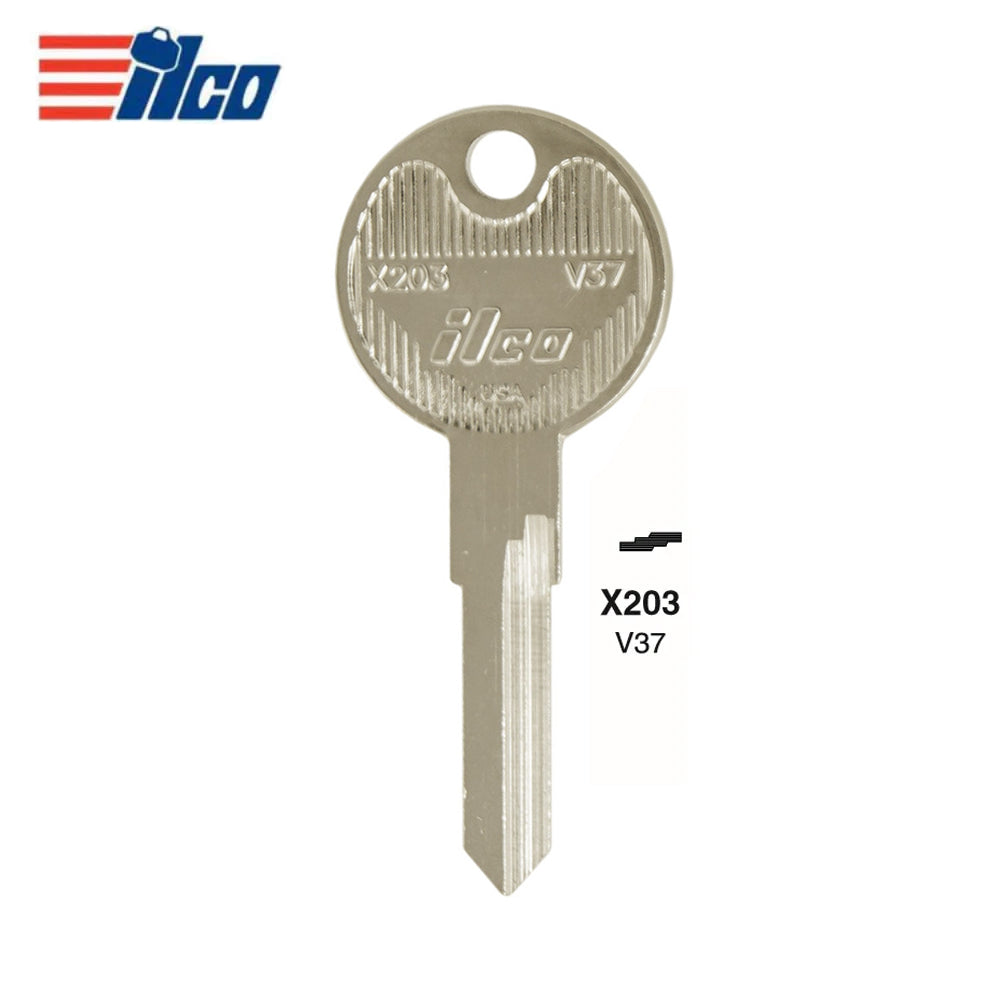 Volkswagen Key Blank - VO-2.P / V37 (Packs of 10)