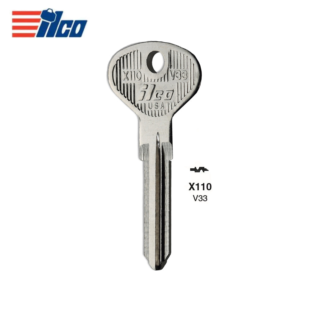 VW Key Blank - VO-N / X110