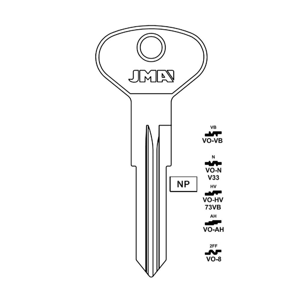 VW Key Blank -X110 / VO-N